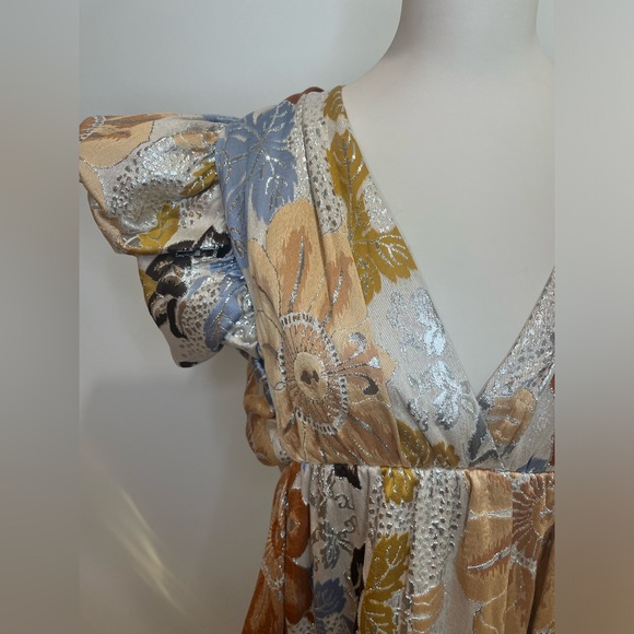 Ulla Johnson Fontaine Midi Dress in Ocean Jasper - Picture 7 of 11